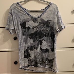 Aeropostale faded camo print T-shirt